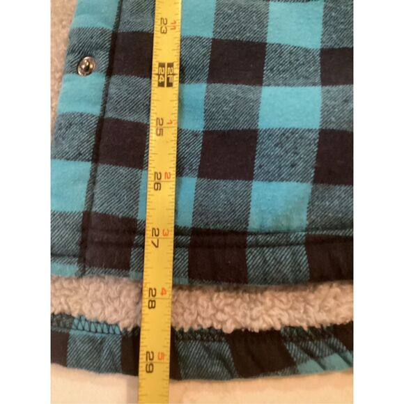 Lincoln Outfitters Plaid Flannel Boyfriend Shirt Shacket Sz 2XL Blue - Picture 7 of 7